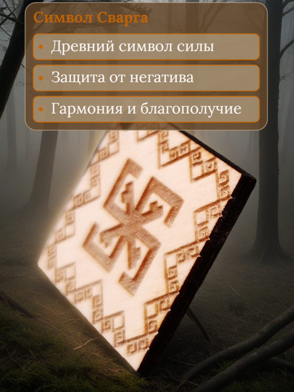 Славянский оберег "Сварга"