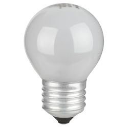 Лампочка ЭРА P45 40Вт Е27 / E27 230В накаливания шар матовый