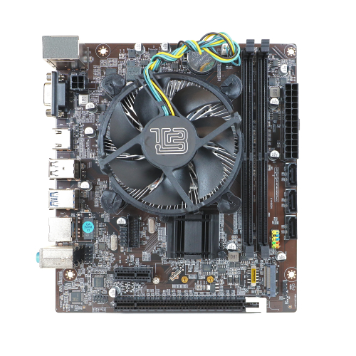 Материнская плата с процессором BaseTech H110M, Socket1151, i5-6500, mATX, Retail, Socket1151, Intel UHD Graphics 530, 2xDDR4, PCIe3.0, 1xM.2, GLAN, PS2, 6xUSB2, 4xUSB3, VGA, HDMI, кулер CPU (BT-H110M-6500)