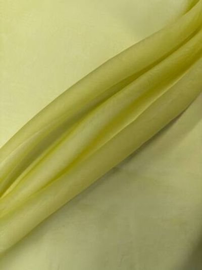 Шелк органза лаймовый
