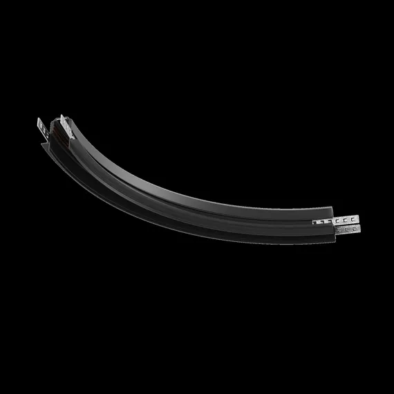 Коннектор радиусный R300 Exility встраиваемый под ГКЛ 9,5 мм, черный Technical tra044-angle
