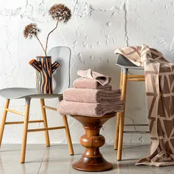 Полотенце банное коричневого цвета Essential, 90х150 см