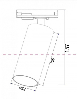 Трековый светильник Maytoni Technical TR021-1-12W3K