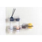 Полка для душа настенная siv, черная