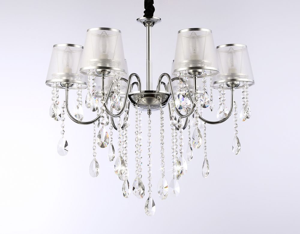 Ambrella Подвесная люстра с абажурами и хрусталем Traditional TR4588