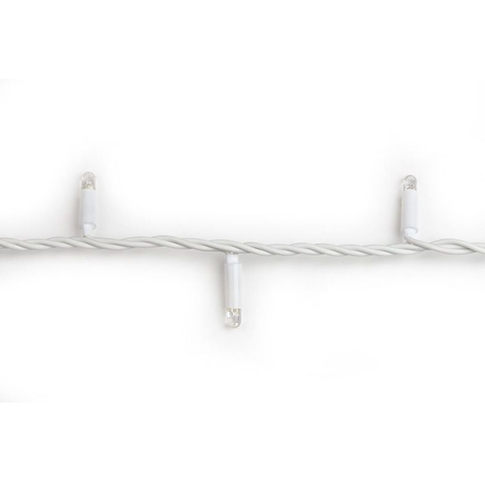 ULD-S1000-120-DWA WARM WHITE IP67 Гирлянда светодиодная. 10м. 120 светодиодов. Теплый белый свет. Провод белый. ТМ Uniel