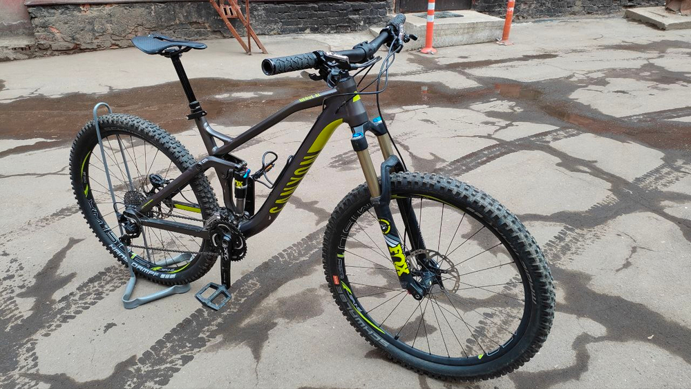 Велосипед горный подвес Canyon Nerve AL 120  бу размер 17"