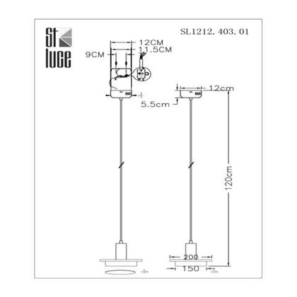 Подвес ST Luce Oltarno SL1212.403.01
