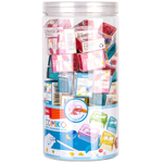 Точилка DELI "Comiko" EH034, пластиковая, 1 отверстие, ассорти