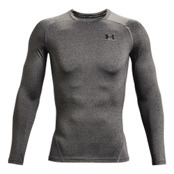 Мужское теннисное поло Under Armour Heatgear Comp Long Sleeve Men - Anthracite, Black