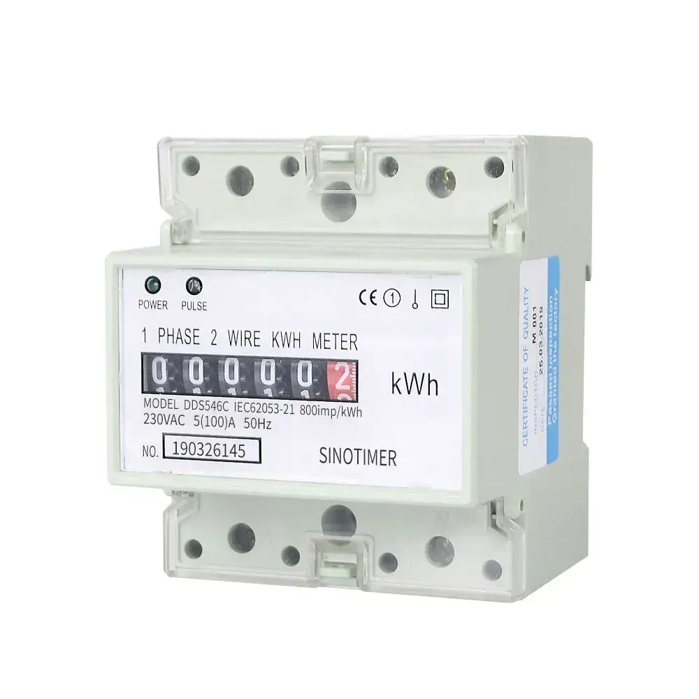 Счетчик электроэнергии однофазный Sinotimer DDS546C 230VA 5(100)A