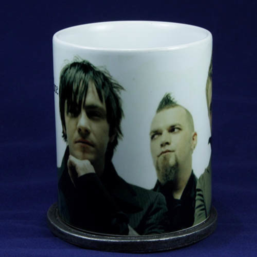 Кружка Three Days Grace фото группы на белом фоне (225)