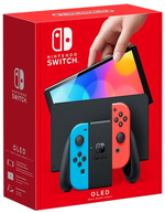 Игровая консоль Nintendo Switch OLED 64Gb, красный-синий