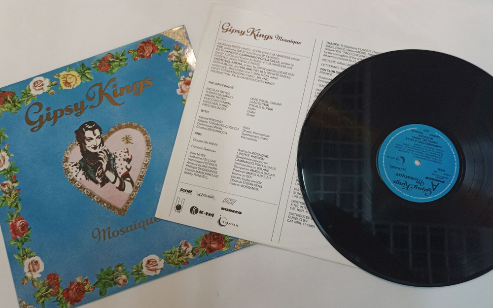 Винтажная виниловая пластинка LP Gipsy Kings Mosaique (Germany 1989)