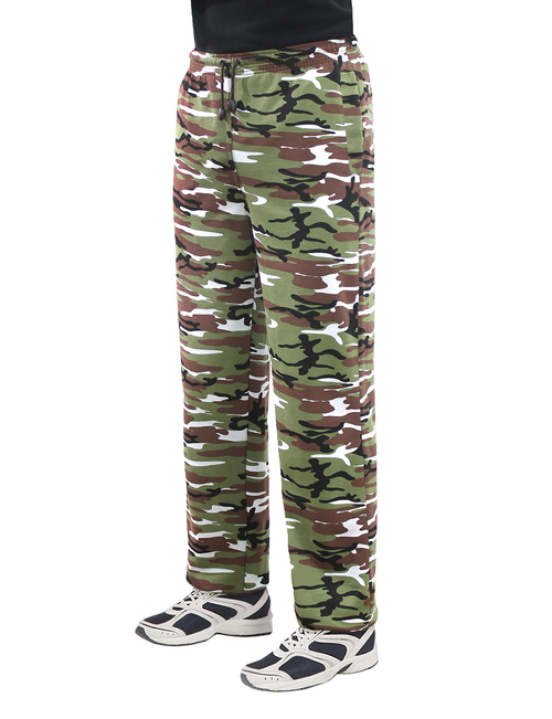 Брюки мужские БВР Футер Хлопок Зеленый КМФ 4126