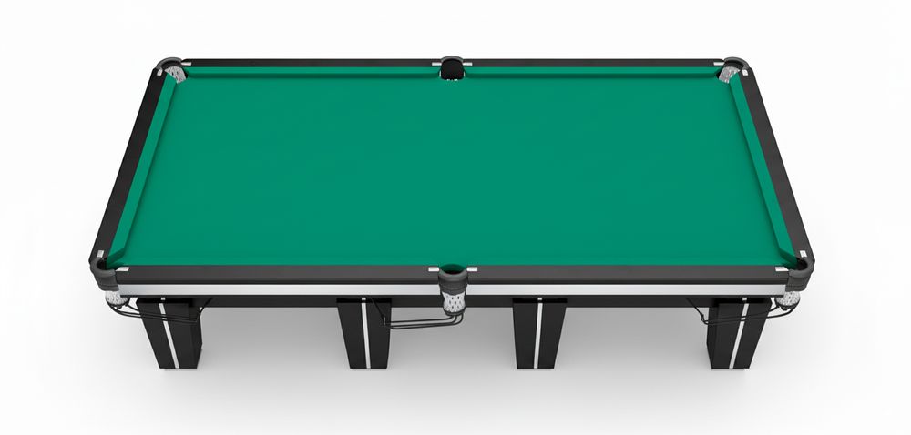 Бильярдный стол для русской пирамиды RASSON "Magnum" (12 футов, черный)