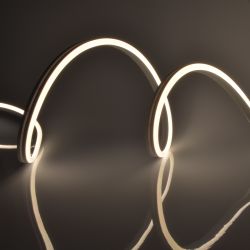 ULS-N03-2835-100LED-m-8mm-IP67-DC12V-11W-m-5M-3000K Светодиодная гибкая герметичная лента. NEON. Катушка 5м. в блистере. Теплый белый свет 3000K. ТМ Uniel