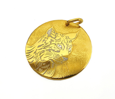 Медальон "Рысь". Златоуст