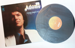 Винтажная виниловая пластинка LP Adamo Voyage Jusqua Toi (France 1976)