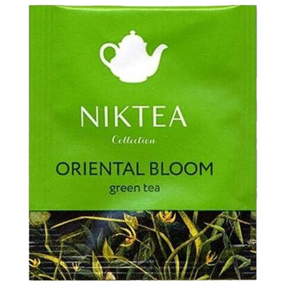 Чай NIKTEA "Oriental Bloom" зеленый, 25 пакетиков в конвертах по 2 г, TALTHA-DP0056