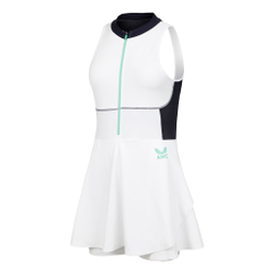 Женская теннисное платье Castore AMC Dress Women - White, Dark Blue