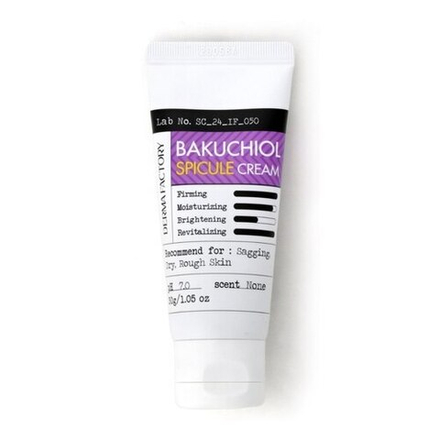 Крем антивозрастной с 1% бакучиола и спикулами Derma Factory Bakuchiol spicule cream, 30 г