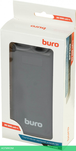 Портативное зарядное устройство Buro BPF30D черный (BPF30D22PBK)