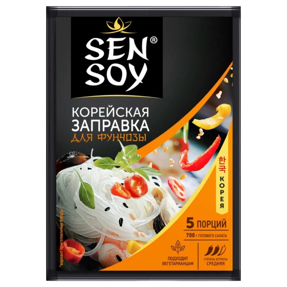 Заправка SEN SOY премиум для фунчозы по-корейски 80г