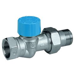 Клапан термостатический Giacomini прямой с резьб. подсоед. термоголовки 3/4quot;, R402HX004