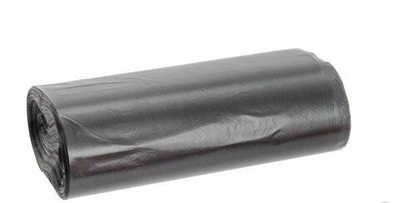 Мешки для мусора 30 л. 50х60 см, 8 мкм, черные, 50 штук в рулоне