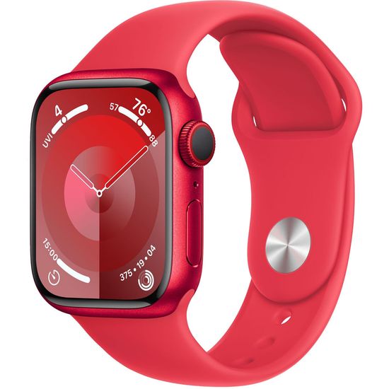 Apple Watch Series 9 GPS + Cellular 41mm (PRODUCT)RED Aluminium Case with (PRODUCT)RED Sport Band