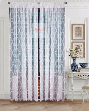 Тюль с вышивкой Милана-2 (молочный)