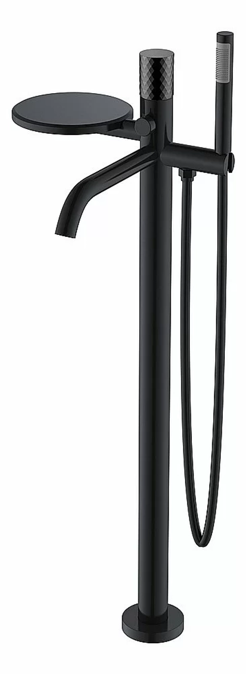 Смеситель для ванны Boheme STICK BLACK DIAMOND BLACK 129-BB черный