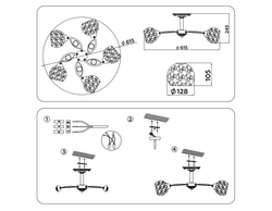 Ambrella Потолочная люстра Traditional TR3062