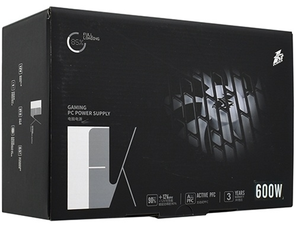 Блок питания 1STPLAYER FK PS-600FK 600W черный