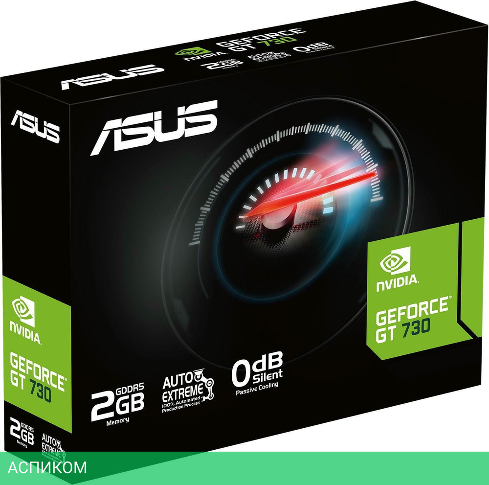 Видеокарта ASUS GeForce GT 730 2GB GDDR5 (90YV0H20-M0NA00)