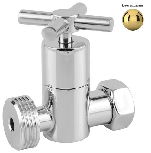 Вентиль прямой Сунержа (крест) G 1" нар.р. / G 3/4" н. г.