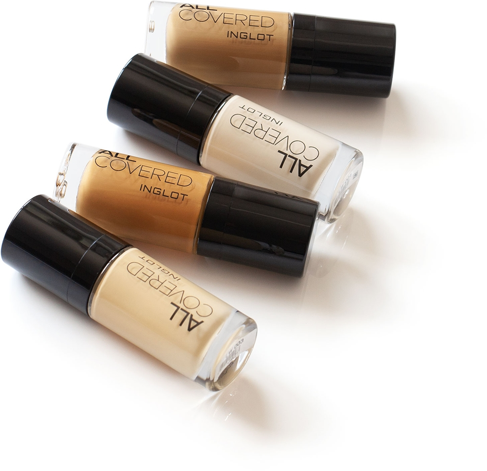 Inglot All Covered - Тональная основа: травялый подклад оттенок LW 003, 30 ml