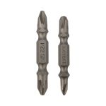 Мини-набор бит двухсторонних PZ2xPZ2, PZ1xPZ3-50 мм (2 биты на блистере) KRANZ