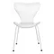 Комплект из 4 стульев Seven Style белый с белыми ножками