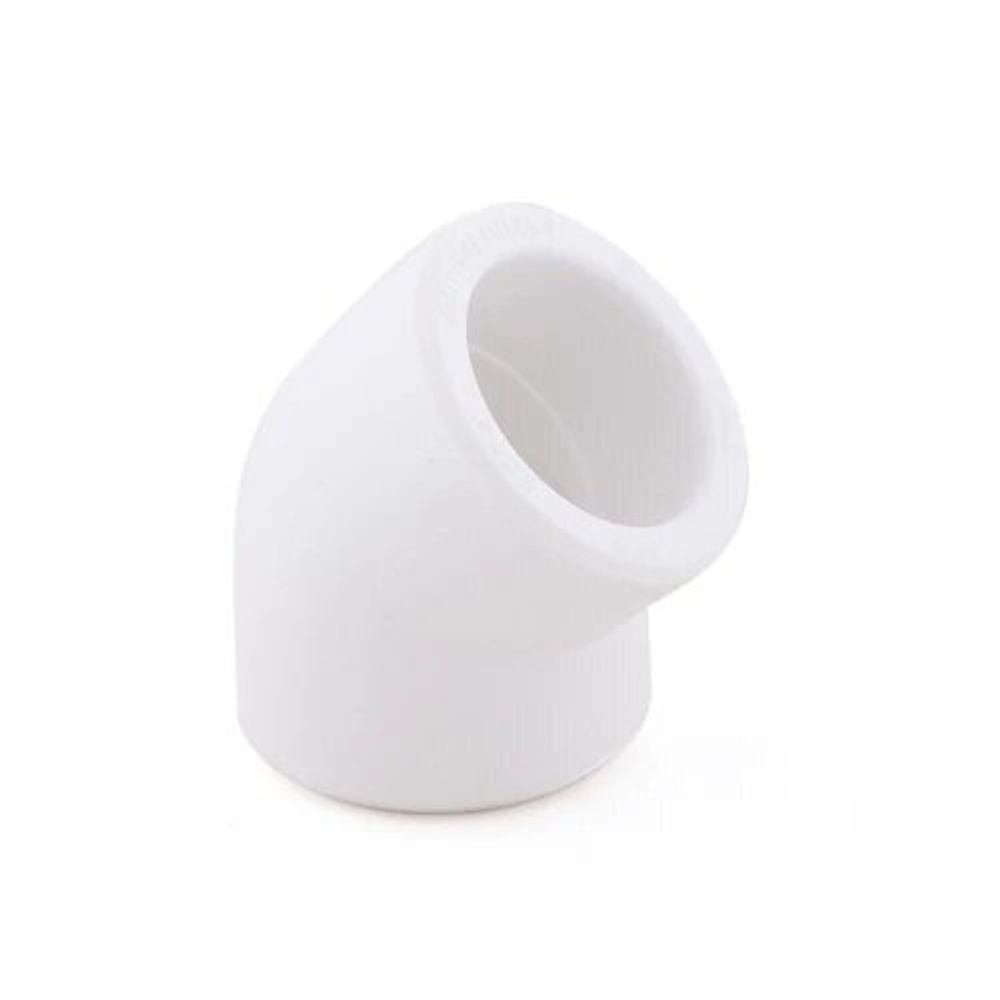 Угольник PPR  20х45, PN25 белый, РТП (10824)