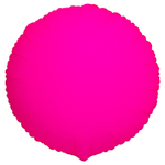 Шар фольгированный Круг 46 см (Фуксия)
