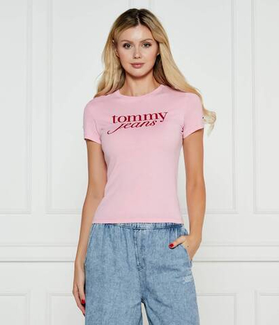 Футболка Tommy Jeans - розовый(DW0DW19447)