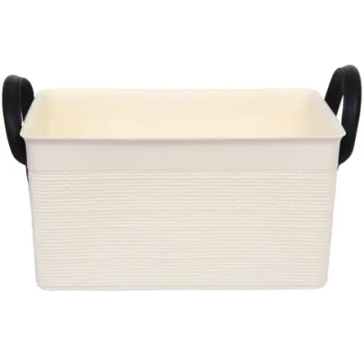 Корзина - органайзер для хранения «СТЭНТ», цвет белый, 31*19*19см