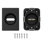 Накладка на сувальдный замок ESC.S-auto.RL/U/K.477  BL-24 черный