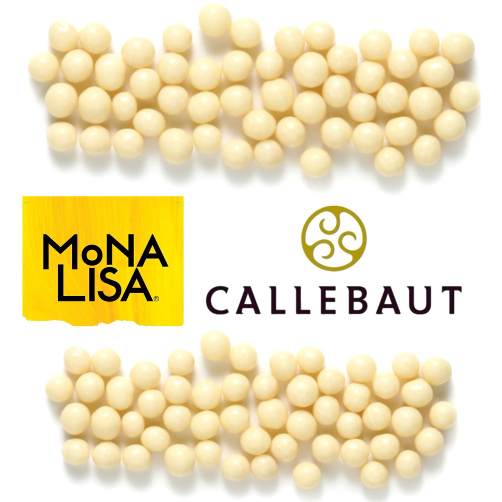 Шоколадные хрустящие шарики белые "Mona Lisa" 50 гр