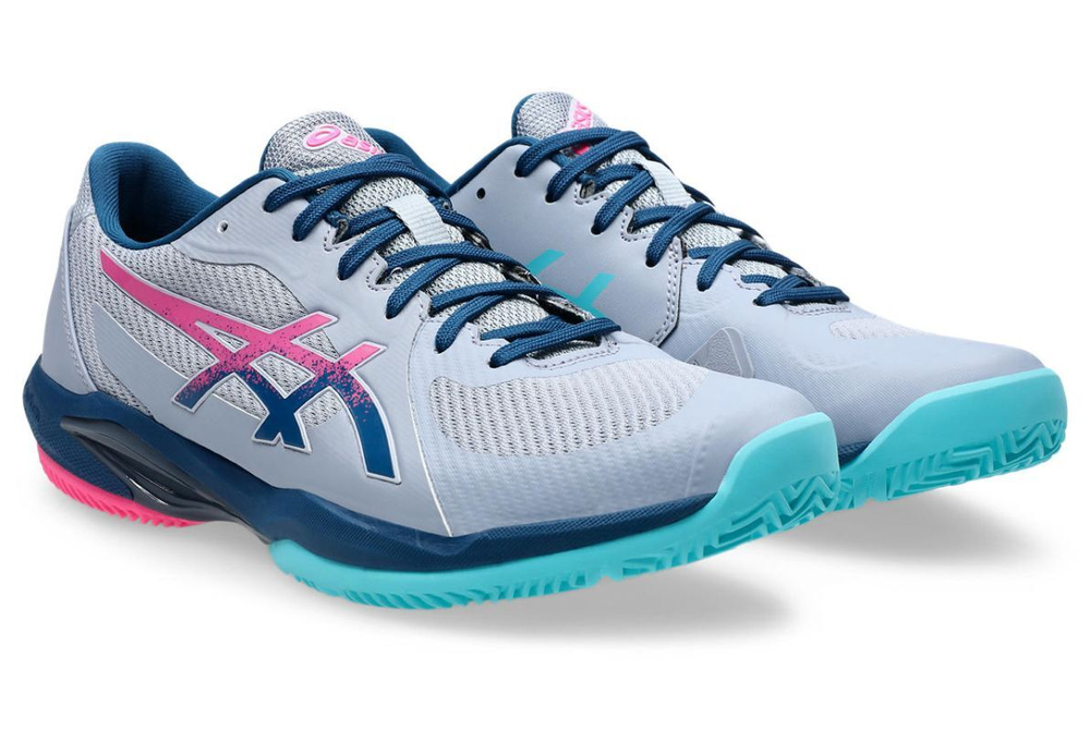 Мужские кроссовки для Падел Asics Solution Swift FF 2 Padel - grey blue/mako blue