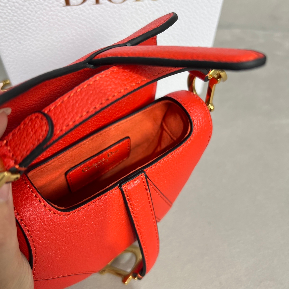 Christian Dior Saddle Bag Micro 14 cm