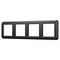 Рамка пластиковая FRM-VERSA-PL-4-BK Arlight 045188