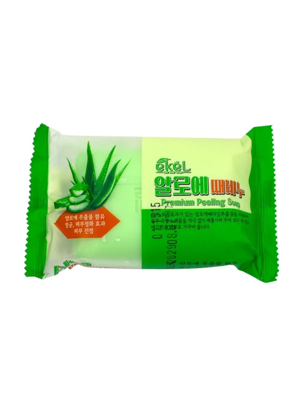 EKEL - МЫЛО ОТШЕЛУШИВАЮЩЕЕ С ЭКСТРАКТОМ АЛОЭ PREMIUM PEELING SOAP ALOE, 150 ГР